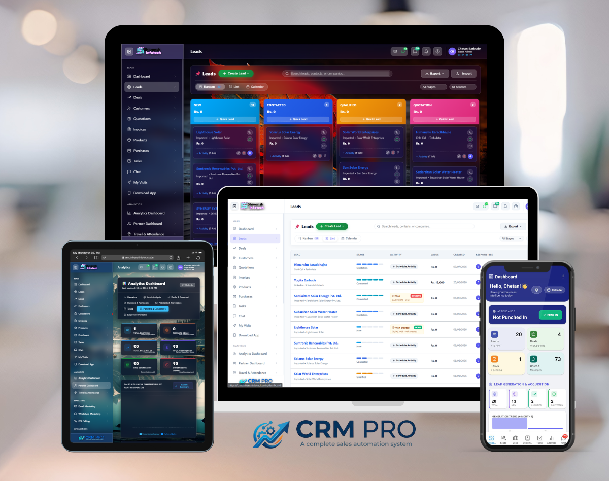 CRM Pro Showcase